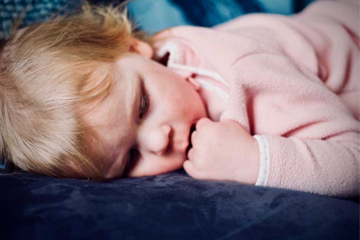 Child sleeping peacfully