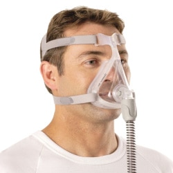 Man wearing Full Face CPAP Mask